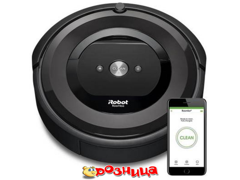 Пылесос Irobot Roomba E5 E5158 цвет чёрный вес 3.8 кг в Рознице