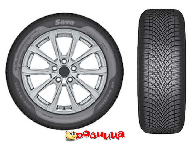 Шина Sava All Weather 195 65 R15 91H, резина 195 65 R15 91H, автошины ...